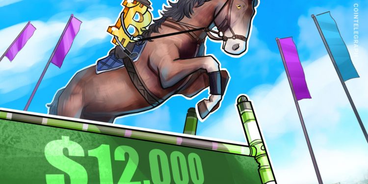 Giá bitcoin chạm mốc 12.000 đô la sau khi vượt qua vùng kháng cự quan trọng