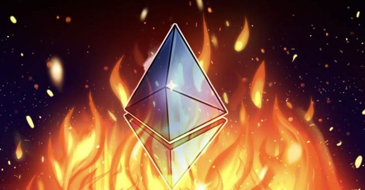 Gần 1 triệu Ether sẽ bị đốt cháy trong năm qua nếu đề xuất phí được chấp thuận