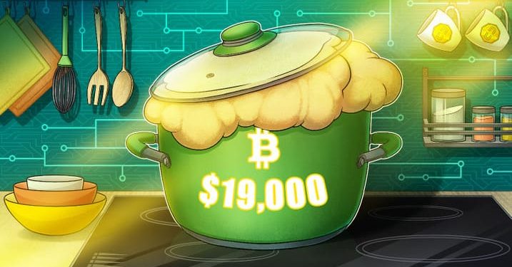 Giá bitcoin chạm 19k đô la khi những con bò đực không sợ khoảng cách kỷ lục của hợp đồng tương lai