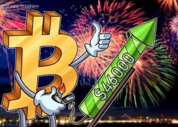 Giá bitcoin chạm 46.794 đô la khi các altcoin, cổ phiếu tăng lên mức cao mới