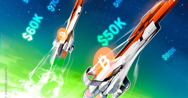 Giá Bitcoin chạm mốc 50.000 đô la, một cột mốc lịch sử đối với giá BTC