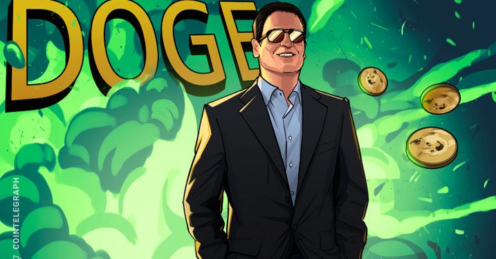 Mark Cuban nhìn thấy giá Dogecoin đạt 1 đô la