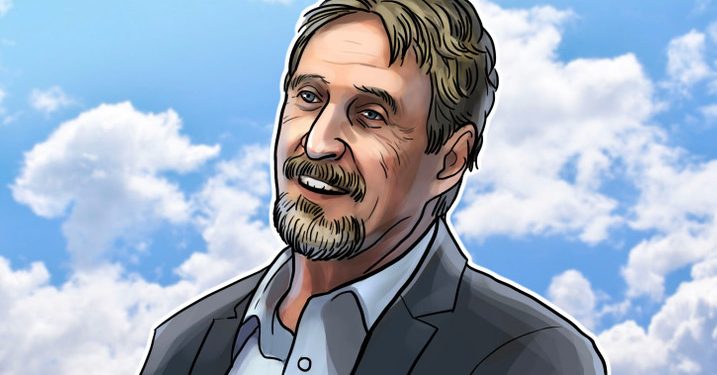 Coin “rác” ăn theo John McAfee tăng giá 100 lần