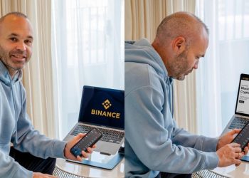 Iniesta bị cảnh báo vì quảng cáo cho Binance
