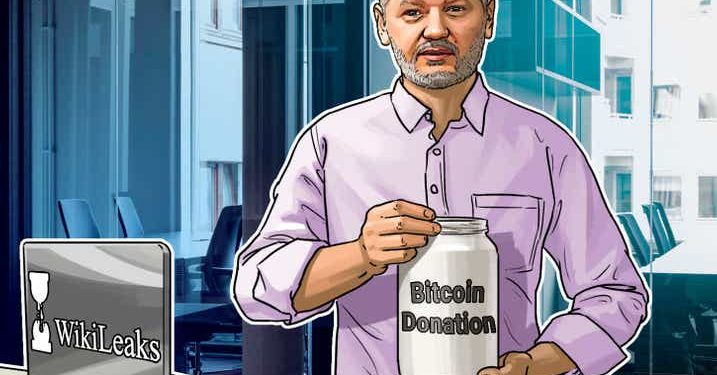 WikiLeaks đã nhận được khoản đóng góp trị giá 2,2 triệu USD bằng tiền điện tử