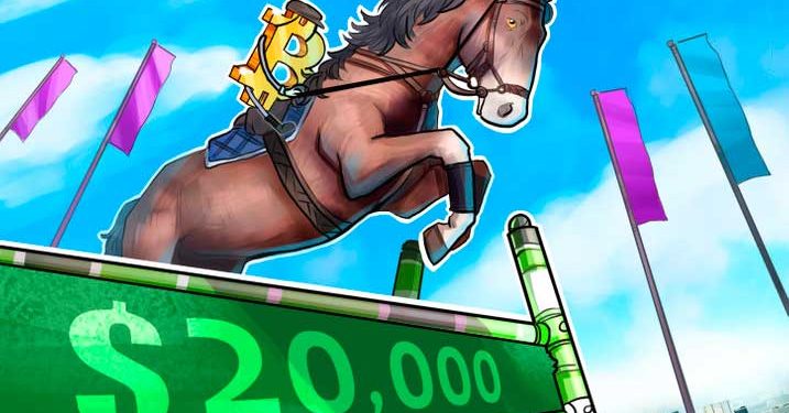 Giá bitcoin vượt qua 20 nghìn USD khi hơn 400 triệu USD vị thế short tiền điện tử bị thanh lý