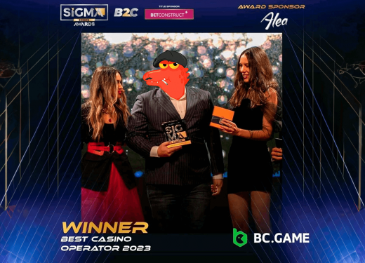 BC.GAME được vinh danh với giải thưởng “Nhà điều hành Casino tốt nhất năm 2023” từ SiGMA