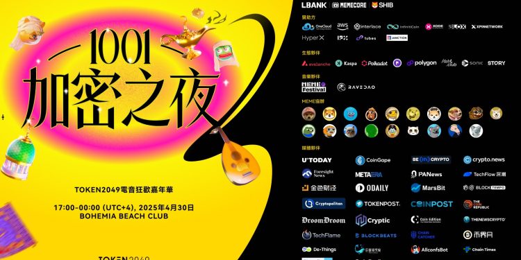 1001 Đêm Crypto: Lễ hội âm nhạc hoành tráng nhất tại TOKEN2049 Dubai sắp chính thức khai mạc