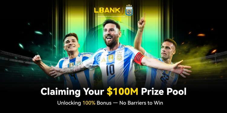 Lbank tung thưởng lớn 100 triệu USD chào mừng tài trợ đội tuyển Argentina