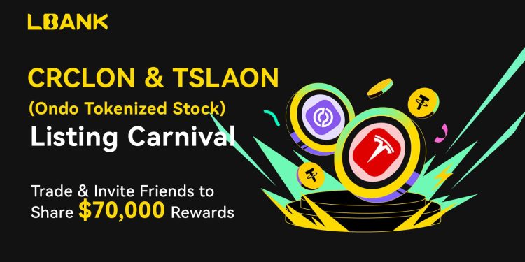 LBank ra mắt cổ phiếu token hóa của Ondo Finance với chiến dịch trị giá 70.000 USD
